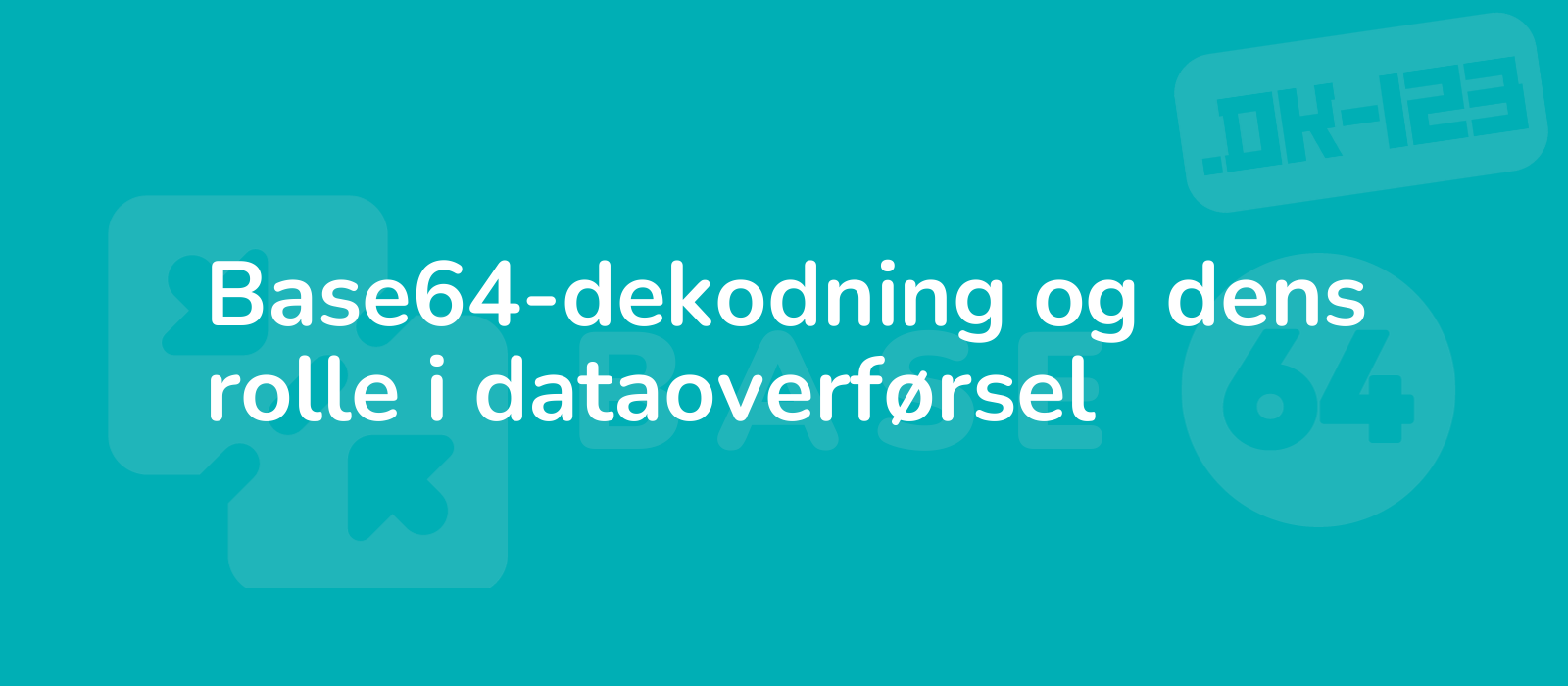 abstract representation of base64 decoding and its role in data transfer in vibrant colors and intricate design