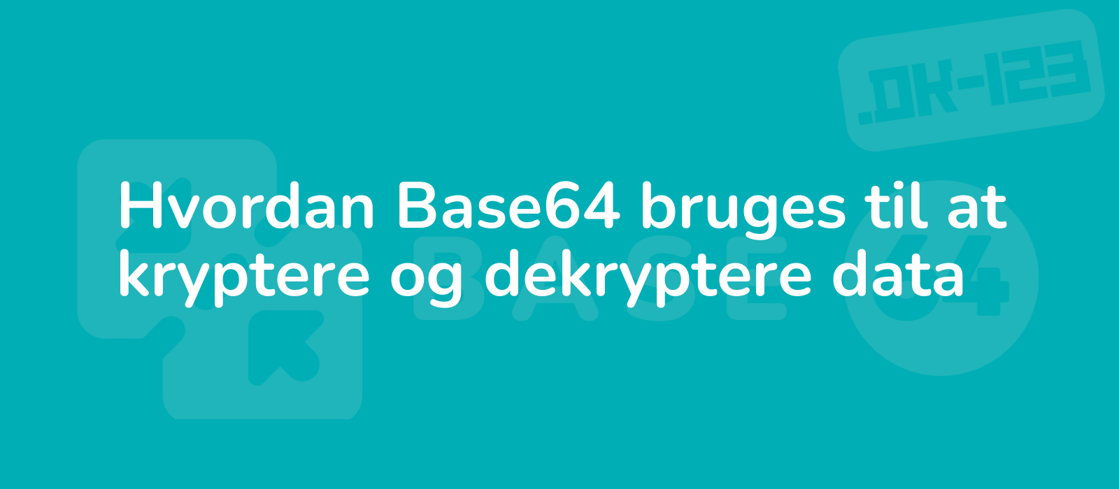 the representative image for the title hvordan base64 bruges til at kryptere og dekryptere data could be described as illustration of base64 encryption and decryption process with data depicted in a modern style 8k informative